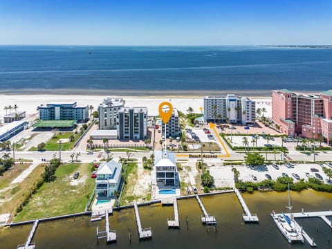 319 Bay & Beach Blessings- Pool Home with Water views! home House in Estero Island