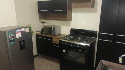 Kitchen or kitchenette, oven, stove