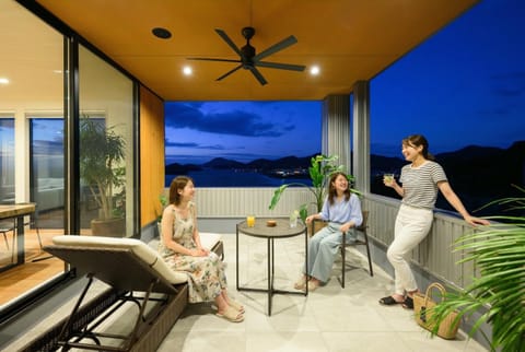 Night, People, Natural landscape, View (from property/room), Balcony/Terrace