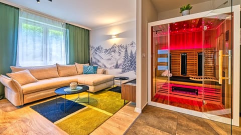 Sauna, Living room, Seating area
