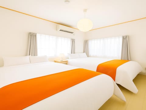 Bed, Bedroom, air conditioner