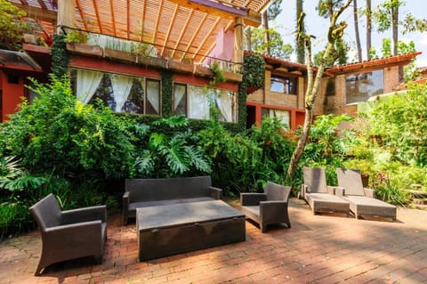 Property building, Garden, Balcony/Terrace, Garden view