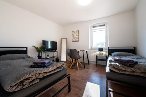 Property building, Living room, Bedroom