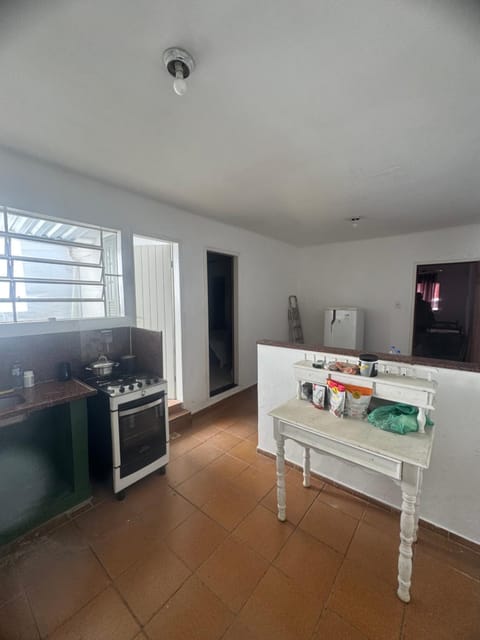 Kitchen or kitchenette, oven