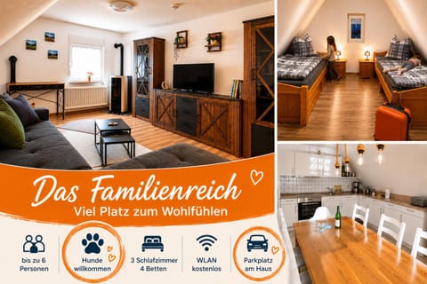 Living room, Bedroom, kitchen