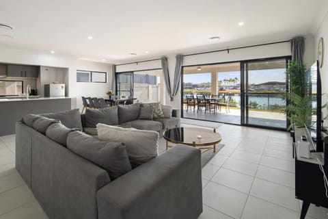 Living room, Seating area, River view
