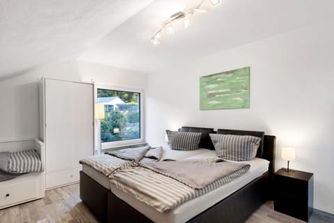 Property building, Living room, Bedroom