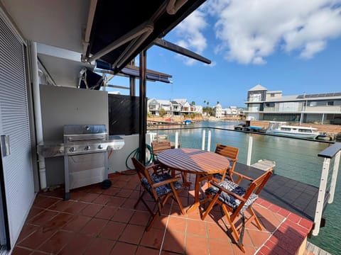 Patio, Day, View (from property/room), Balcony/Terrace, Dining area, Lake view, Sea view