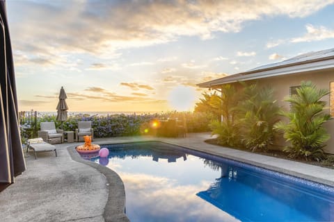Ocean View Villa Sunset Pool King's Luxury experience House in Holualoa
