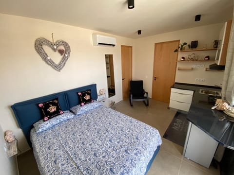 Bed, Kitchen or kitchenette, Photo of the whole room, Bedroom, air conditioner