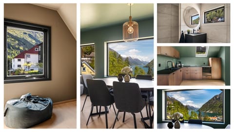 Natural landscape, Bathroom, View (from property/room), View (from property/room), Kitchen or kitchenette, Living room, Seating area, Dining area, City view, City view, Mountain view, Mountain view, Sea view, Sea view, kitchen