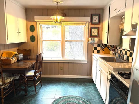 Kitchen or kitchenette, Dining area, oven, stove