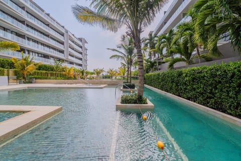 Property building, Pool view, Swimming pool