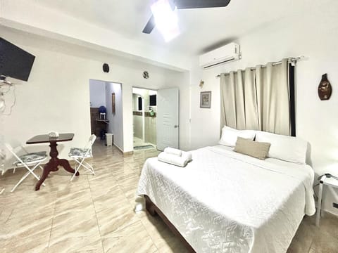 Bed, TV and multimedia, Living room, Photo of the whole room, Seating area, Bedroom, towels, wardrobe, air conditioner