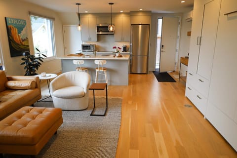 Modern Sound View Studio on Charming Queen Anne Apartment in Queen Anne