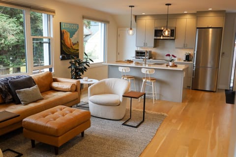 Modern Sound View Studio on Charming Queen Anne Apartment in Queen Anne