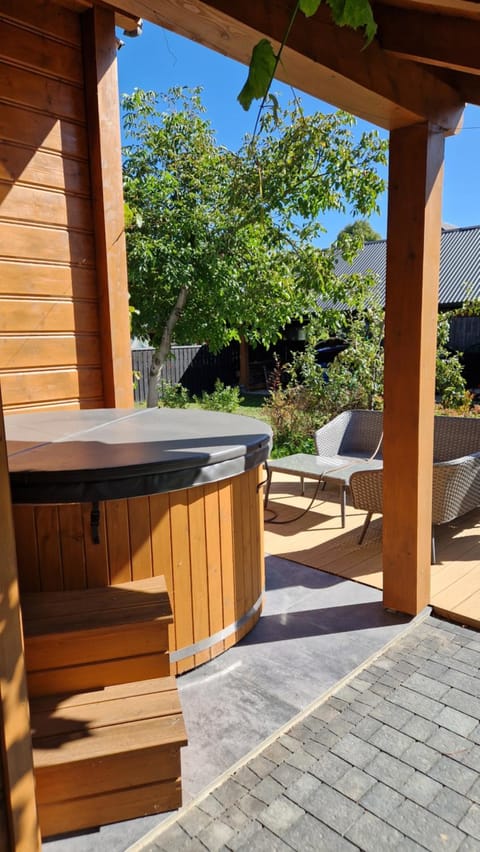 Patio, Day, Garden, Hot Tub, View (from property/room), Balcony/Terrace, Dining area