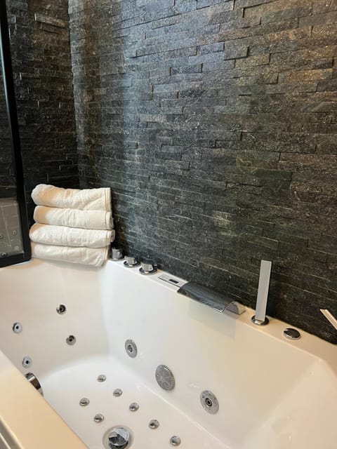 2 Pièces d'exception au calme, neuf , 4 personnes, immense terrasse, vue époustouflante , Tout pédestre à 10m du funiculaire, baignoire balnéothérapie Apartment in Isola