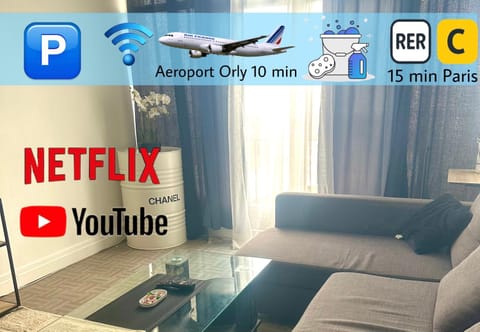 Apartament spațios și luminos Apartment in Île-de-France