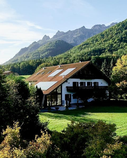 Property building, Natural landscape, Garden, Mountain view