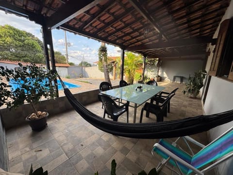 Patio, Dining area, Pool view, Swimming pool