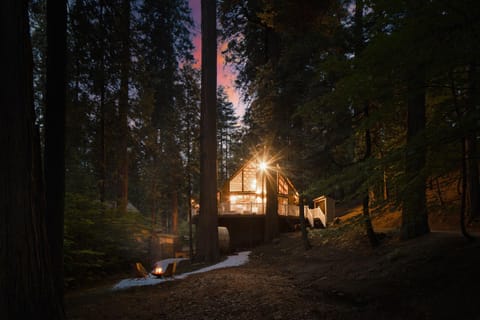 Property building, Night, Natural landscape, Sunset