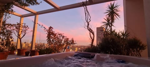 Hot Tub, Sunset