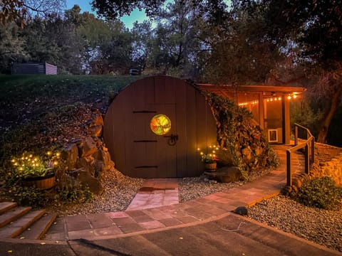 Night, Garden, Garden view
