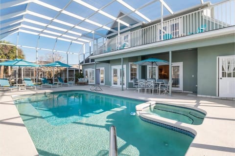 Salt Water Canal Home with Pool House in Palm Coast
