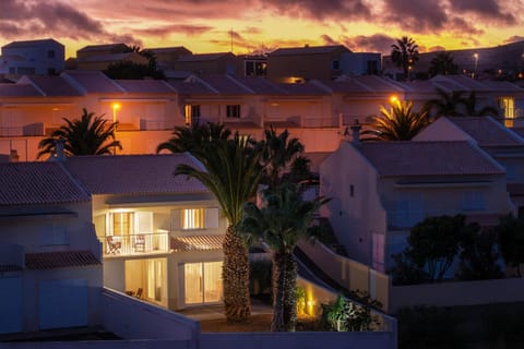 Property building, Sunset