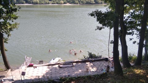 Natural landscape, Beach, Lake view