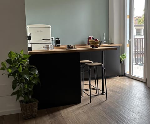 Coffee/tea facilities, Kitchen or kitchenette, heating, minibar, toaster, air conditioner
