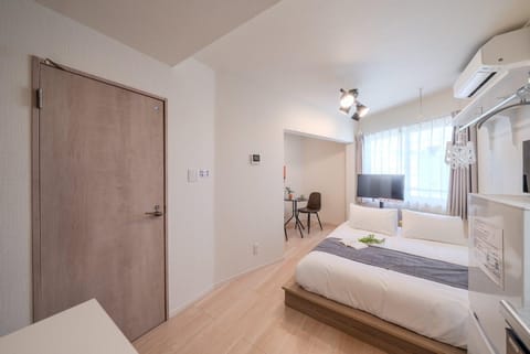 Bed, Bedroom, air conditioner