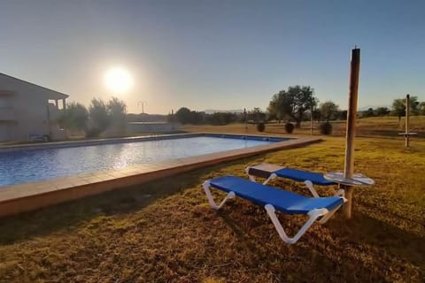 Garden view, Pool view, Swimming pool, Sunset, sunbed