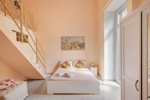 Property building, Living room, Bedroom