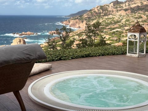 Patio, Natural landscape, Hot Tub, View (from property/room), Balcony/Terrace, Sea view, Open Air Bath
