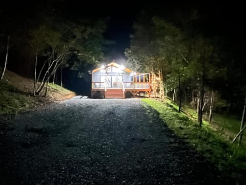 Property building, Night, Natural landscape