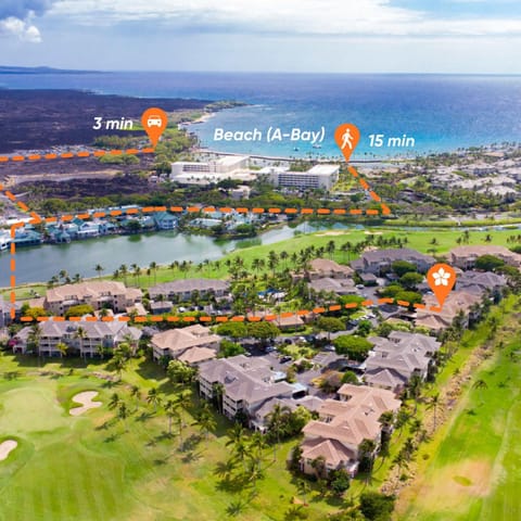 1st floor no steps king beds beach pool golf Apartment in Puako