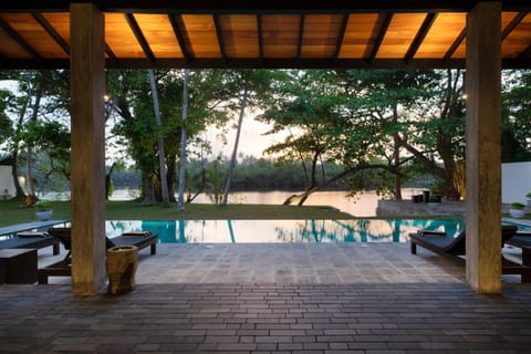 Patio, Garden view, Pool view, River view, Swimming pool, Swimming pool, sunbed