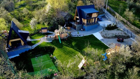 Property building, Spring, Day, Bird's eye view, Garden