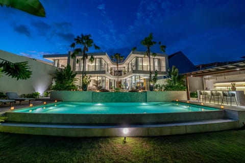 Property building, Night, Garden view, Pool view