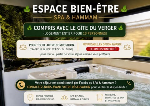 Natural landscape, Hot Tub, Steam room, Spa and wellness centre/facilities