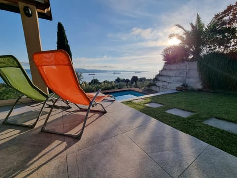 View (from property/room), Balcony/Terrace, Pool view, Swimming pool