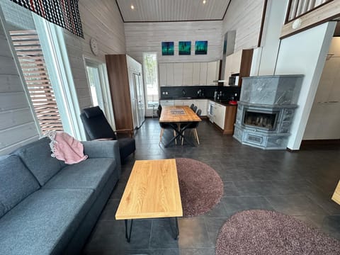 Kitchen or kitchenette, Living room, Dining area