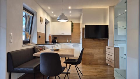 Kitchen or kitchenette, Living room, Dining area