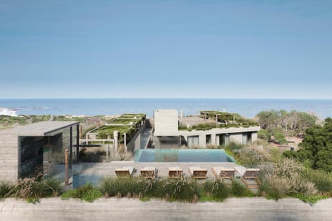Property building, Day, Natural landscape, Pool view, Sea view, Swimming pool