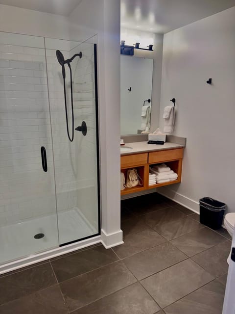 Shower, Bathroom, towels