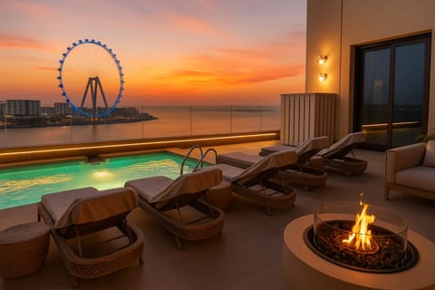 JBR Dubai VIP Lux Penthouse priv Pool cinema Limo tranfer-housekeeper Apartment in Dubai