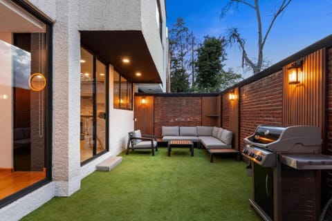 Patio, Seating area, Garden view