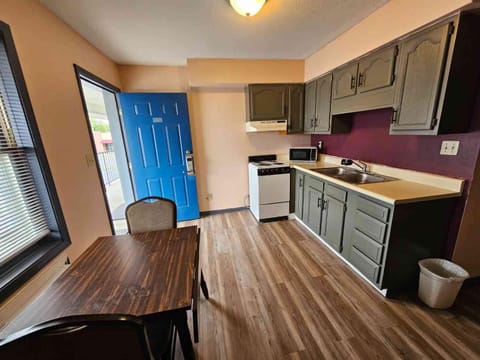 Kitchen or kitchenette, Dining area, oven, stove
